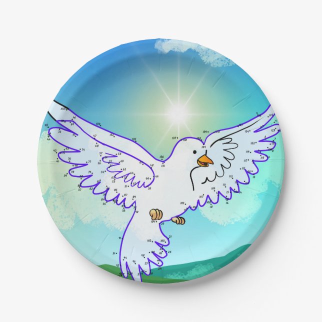 Plato De Papel Dove Connect (Anverso)