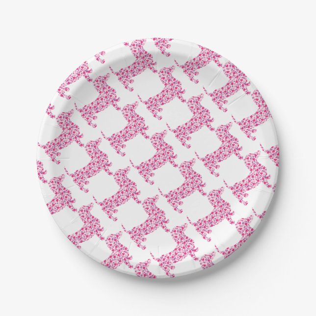 Plato De Papel DOXIE-Hearts (Anverso)