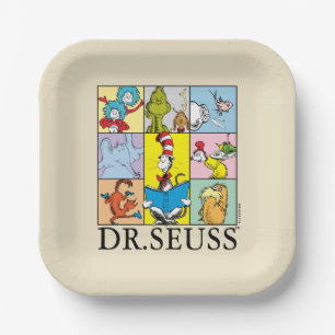 Plato De Papel Dr. Seuss Historietas Gráficas
