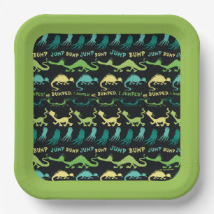 Plato De Papel Dr. Seuss   Patrón de Halloween "Bump Jump"