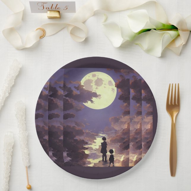 Plato De Papel Dracula Junior (Boda)