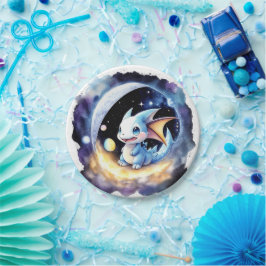 Plato De Papel Dragon Dreams: Baby Shower se une