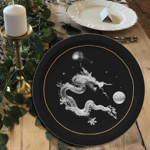 Plato De Papel Dragón Lore & Birth of Crystal Dragon / Fiesta Pap