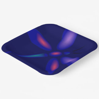 Plato De Papel Dragonfly Art