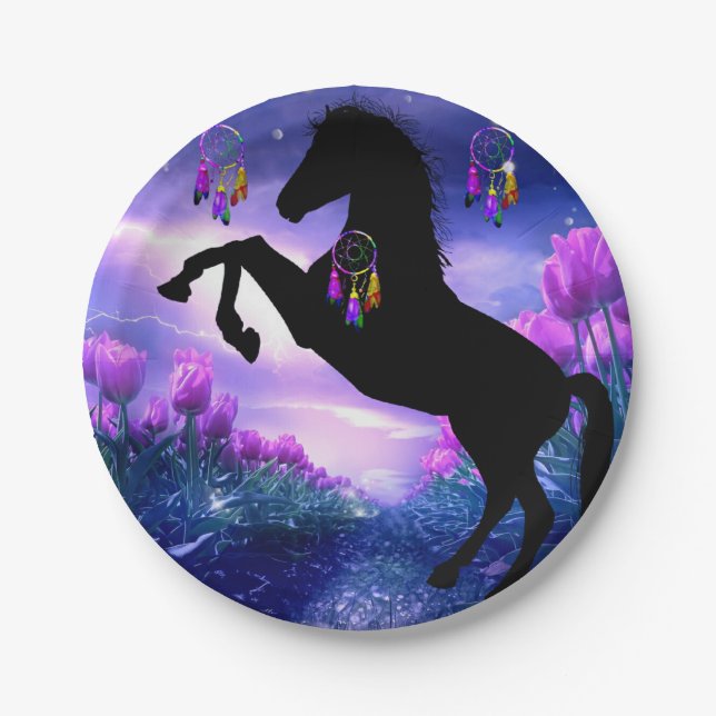 Plato De Papel Dreamcatcher (Anverso)