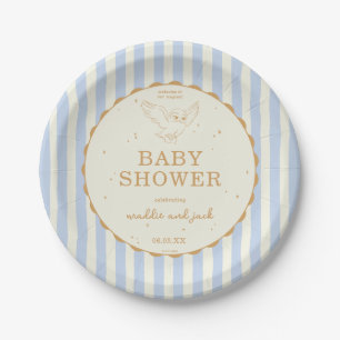 Plato De Papel Ducha de Bebé Harry Potter Hedwig Raya Azul