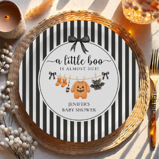 Plato De Papel Ducha de bebé Little Boo Clothesline