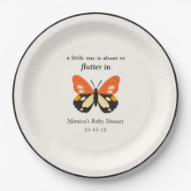 Ducha de Bebé Mariposa Minimalista Moderna
