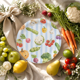 Plato De Papel Ducha de bebé niño Little Sprout Farmers Market