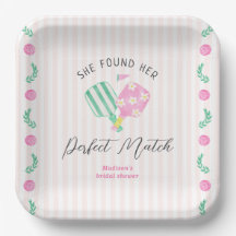 Ducha de Novia de Pickleball Perfect Match Bienven