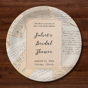 Plato De Papel Ducha de Novia Historia de Amor Capítulo Siguiente