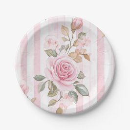 Plato De Papel Ducha de novia temática de París