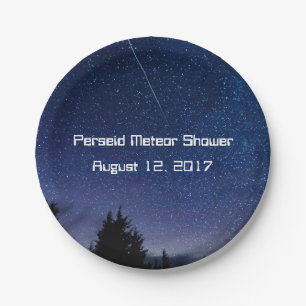 Plato De Papel Ducha Meteora Perseid 2017