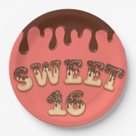 Plato De Papel Dulce 16