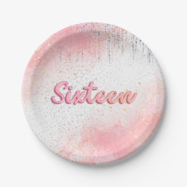 Plato De Papel Dulce 16 placas Fiestas