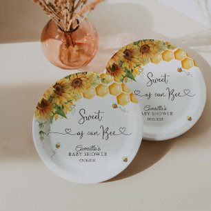 Plato De Papel Dulce como puede ser Baby Shower