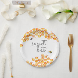 Plato De Papel Dulce como pueden ser las placas de papel de abejo