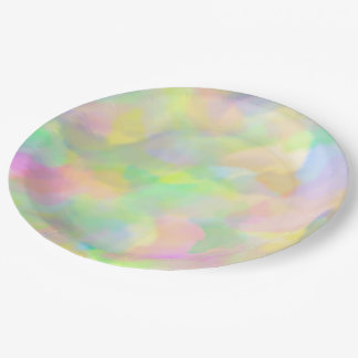 Plato De Papel Dulce en colores pastel