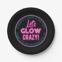 Dulce fiesta de cumpleaños de Neon Glow