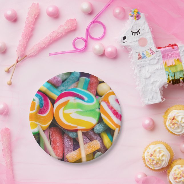 Plato De Papel dulces (Fiesta)