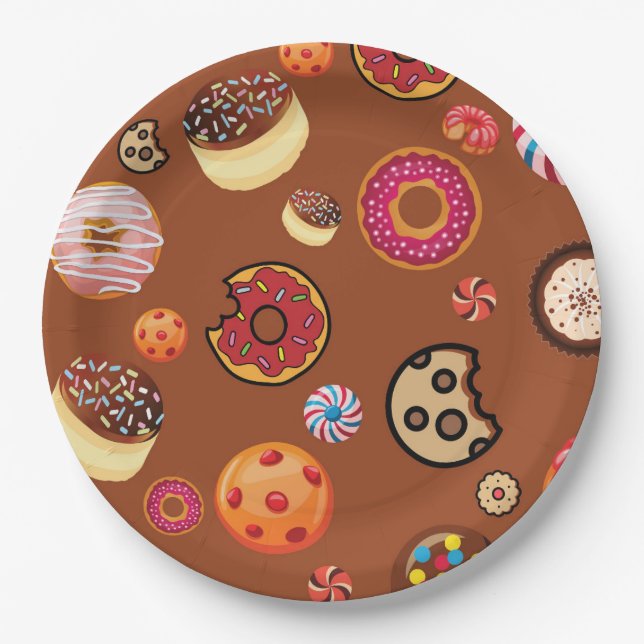 Plato De Papel Dulces 3 (Anverso)