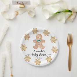 Plato De Papel Dulces de Navidad baby shower