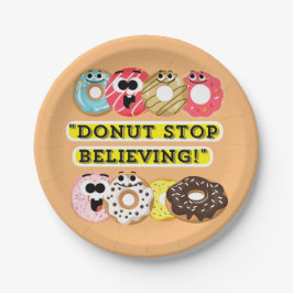 Plato De Papel Dunot Stop Believing - No cita