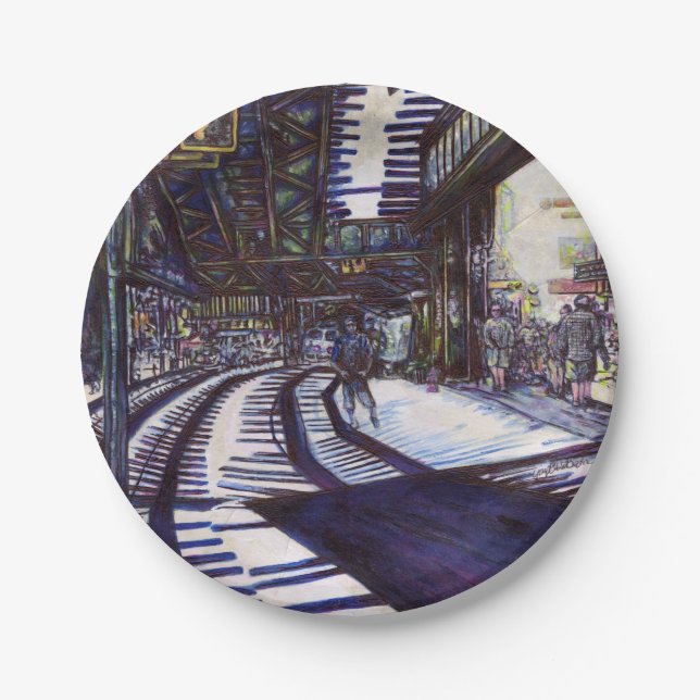 Plato De Papel Dustar el piano (Anverso)