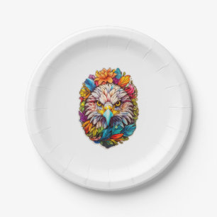 Plato De Papel Eagle Face