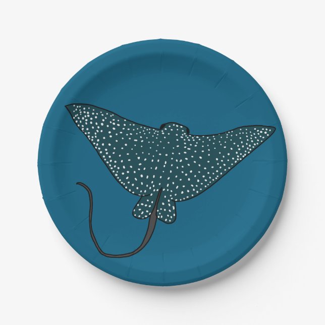 Plato De Papel Eagle Ray (Anverso)
