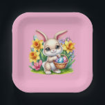 Plato De Papel Easter Bunny<br><div class="desc">This paper plate is shown in a cute Easter bunny print.
Choose from several styles. 
Customize this item or buy as is.


Licensed Print</div>