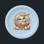 Plato De Papel Easter Bunny<br><div class="desc">This paper plate is shown in a cute Easter bunny print.
Choose from several styles. 
Customize this item or buy as is.


Licensed Print</div>