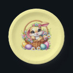 Plato De Papel Easter Bunny<br><div class="desc">This paper plate is shown in a cute Easter bunny print.
Choose from several styles. 
Customize this item or buy as is.


Licensed Print</div>