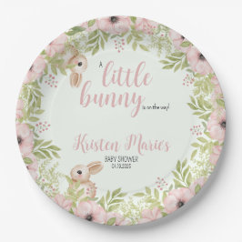 Plato De Papel Easter Bunny Baby Shower