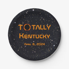 Plato De Papel Eclipse solar total de Kentucky 2024