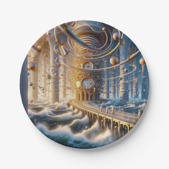 Plato De Papel Ecos de 1973: El laberinto del Océano Cronos (Anverso)