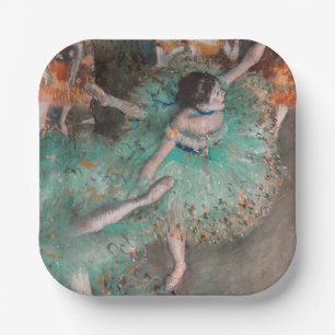 Plato De Papel Edgar Degas - Bailarina inclinada / Bailarina en v