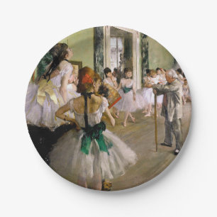 Plato De Papel Edgar Degas La Clase De Baile
