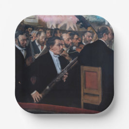 Plato De Papel Edgar Degas - Orquesta en la Ópera