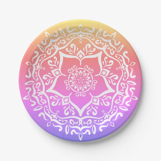 Plato De Papel Edición Especial Jarn Mandala (Anverso)