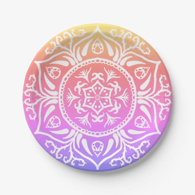 Plato De Papel Edición especial Rosenn Mandala (Anverso)