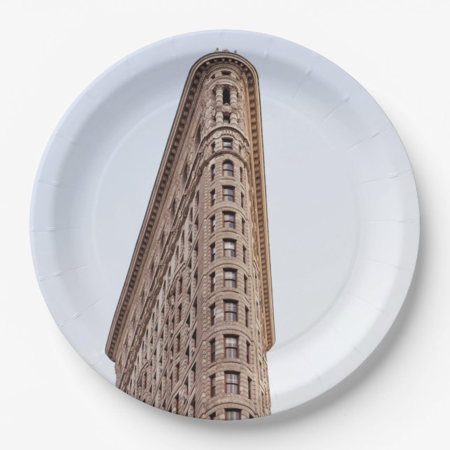 Plato De Papel Edificio Flatiron Nueva York (Anverso)