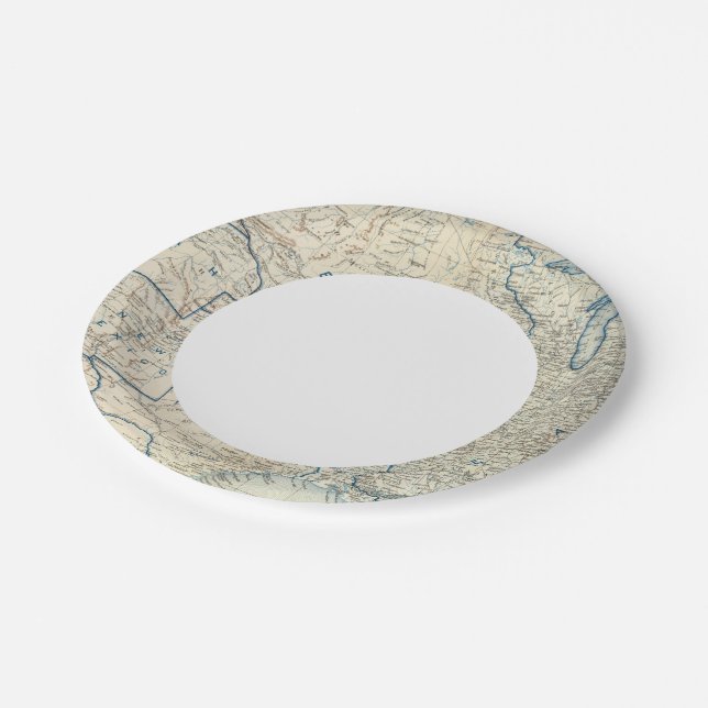 Plato De Papel EE.UU. dic. 1860 (Angular)