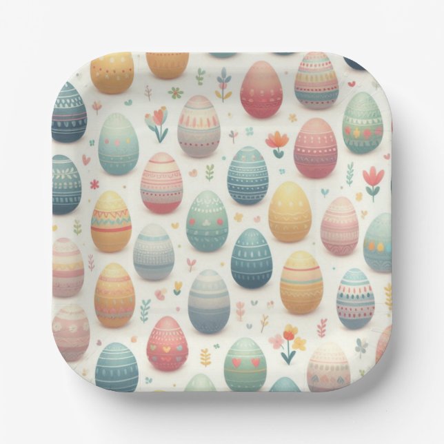 Plato De Papel Eggcéntrico (Anverso)