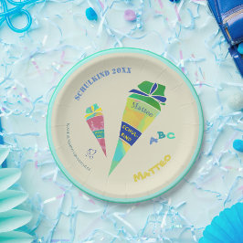 Plato De Papel Einschulung Feier Schulkind Einschulungsfeier 2024