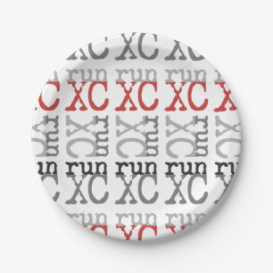 Plato De Papel Ejecución a través del país - Placa de papel de ej