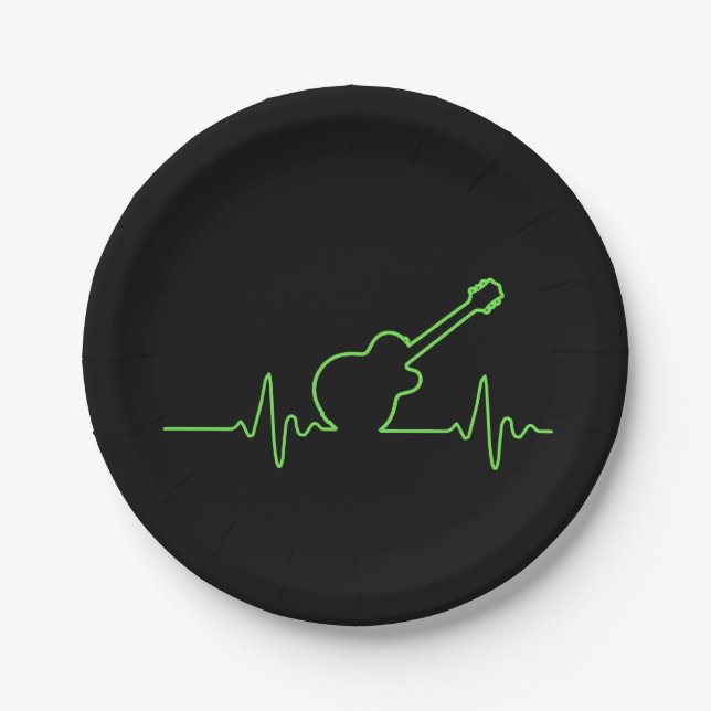 Plato De Papel EKGuitar (Anverso)