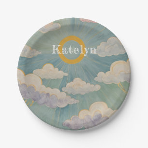 Plato De Papel El abrazo de Daybreak personalizado