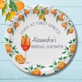 Plato De Papel El amor de los Naranjas cítricos en la primera duc