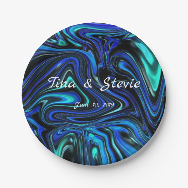 Plato De Papel El amor es azul (Anverso)